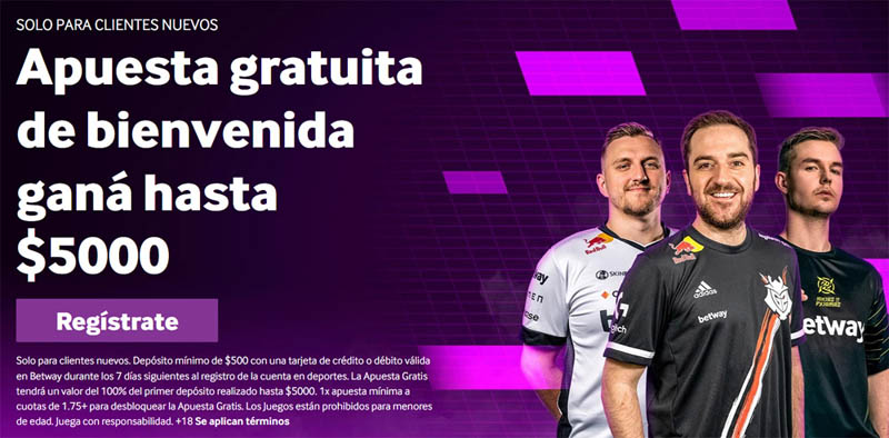 betway bono bienvenida